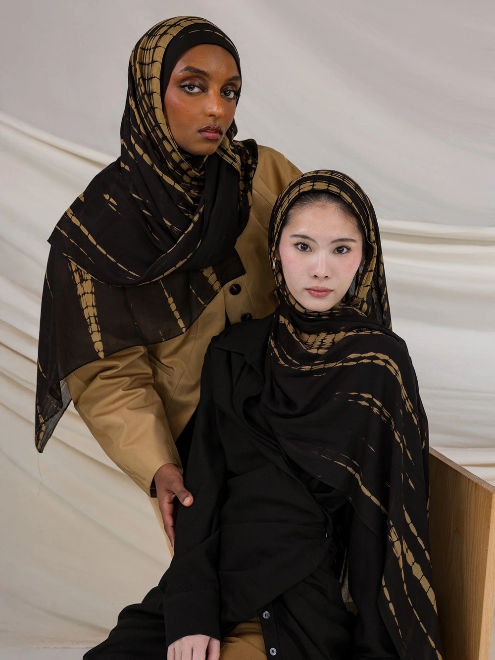 Turmeric Ripple Vela Hijab